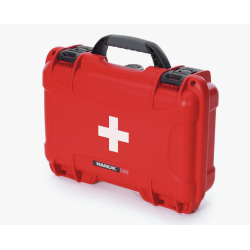 Nanuk 909 Case empty – w/First Aid Logo - Red