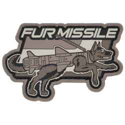 Patch PVC FUR MISSILE Brun