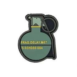 Patch PVC Frag Grenade Delay