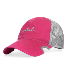 Casquette Notch Classic Adjustable Hot Pink/Grey Ponytail