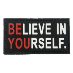 Patch PVC "BElieve in YOUrself"
