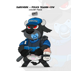 Patch ANGRY COW - ASPIRANT POLICE