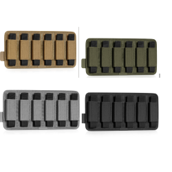 Pistol Mag Holder - 6 Slot - Hook Backing