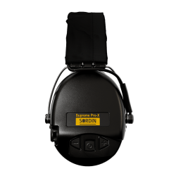 Casque Sordin SUPREME Pro-X LED GEL Serre Tête Cuir - Noir