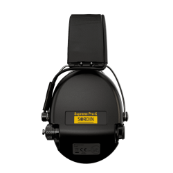 Casque Sordin SUPREME Pro-X LED GEL Serre Tête Cuir - Noir