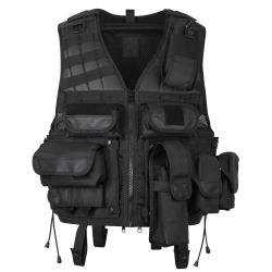 Gilet Tactique GK PRO Modulable Tactiknight - Noir