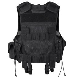 Gilet Tactique GK PRO Modulable Tactiknight - Noir