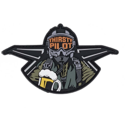 Patch PVC Thristy Pilote Bière
