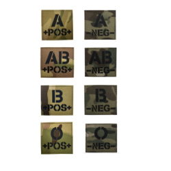 Patch LaserCut Groupe Sanguin Multicam