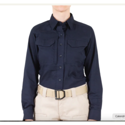 Chemise FIRST TACTICAL V2 Manches Longues Femme Midnight Navy