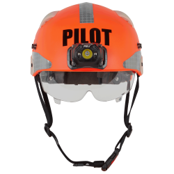 Casque Orange Manta 4 - Lunettes claires