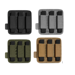 Pistol Mag Holder - 3 Slot - Hook Backing