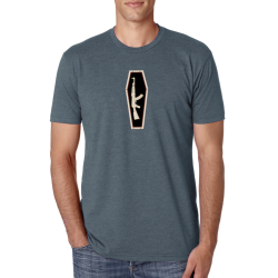 Tee Shirt BLACK ON AMMO AK Coffin Bleu