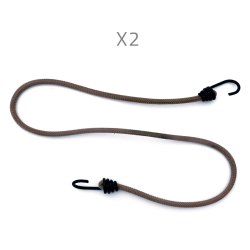 Lot de 2 tendeurs Ø8mm x 1m - Vert Olive