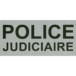 Bandeau Police Judiciaire Rétro-réfléchissant