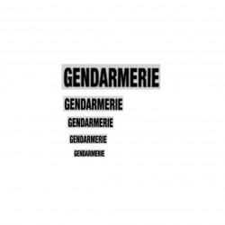 - Bandeau  GENDARMERIE Rétro-Réfléchissant