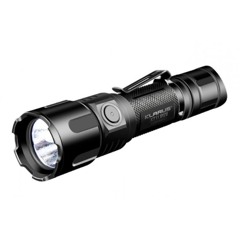 Lampe tactique rechargeable XT11UV LED - 900 lumens