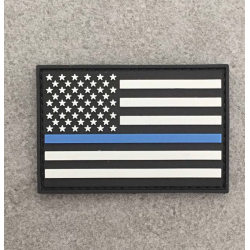 Badge "The Thin Blue Line USA"