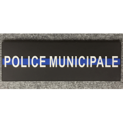 Bande Dorsale POLICE MUNICIPALE Thin Blue Line