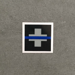 Vignette auto "The Thin Blue Line Switzerland"
