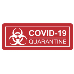 Patch COVID-19 Quarantaine rouge